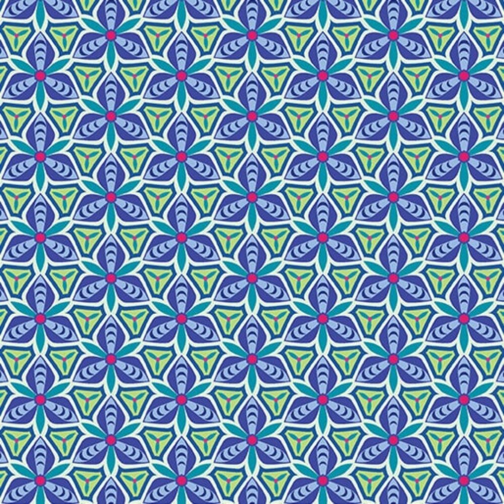 Benartex Bliss Periwinkle Cotton Fabric by the Yard, 1 yd